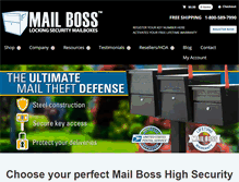 Tablet Screenshot of mailboss.com